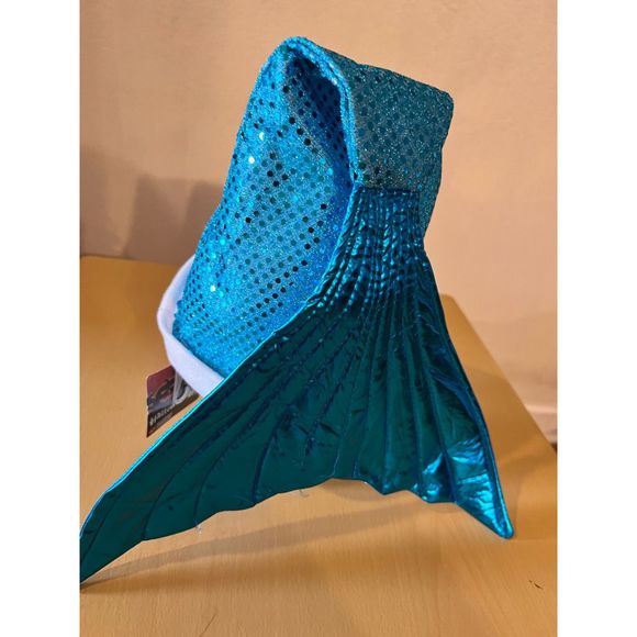 Mermaid Tail Hat Adult Halloween - Picture 2 of 5